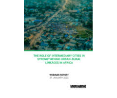 The Role of Intermediary Cities in Strengthening Urban-Rural Linkages in Africa